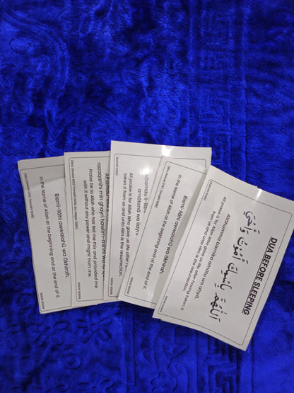 English Dua Stickers  (12 dua in a set)