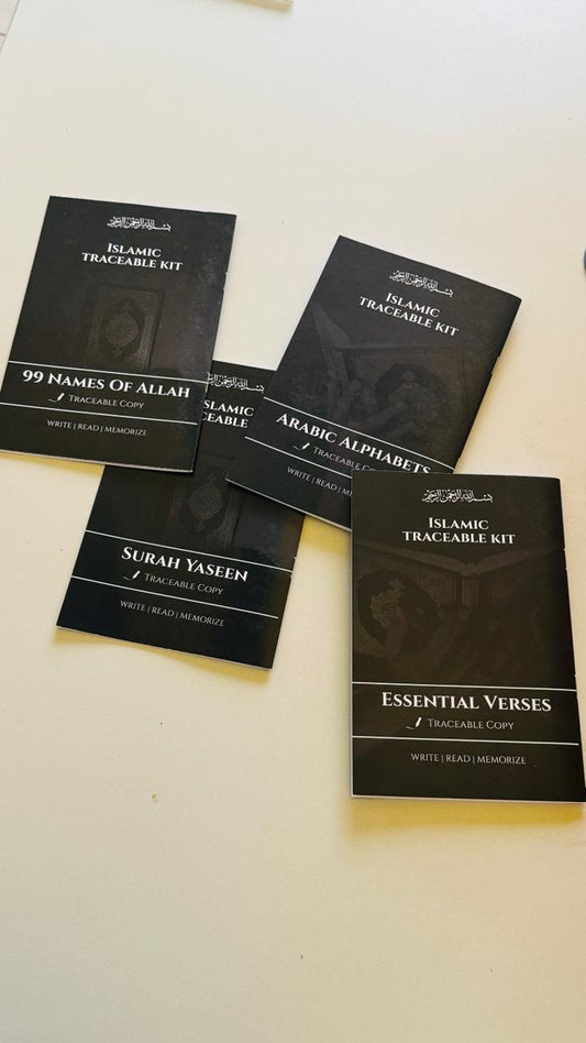 Islamic Traceable Kit (4books + pencile + eraser)