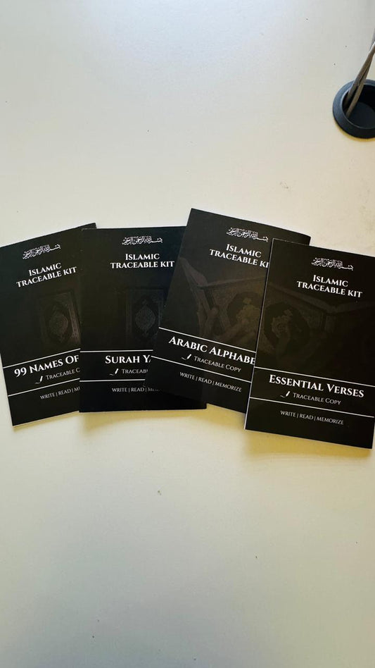 Islamic Traceable Kit (4books + pencile + eraser)