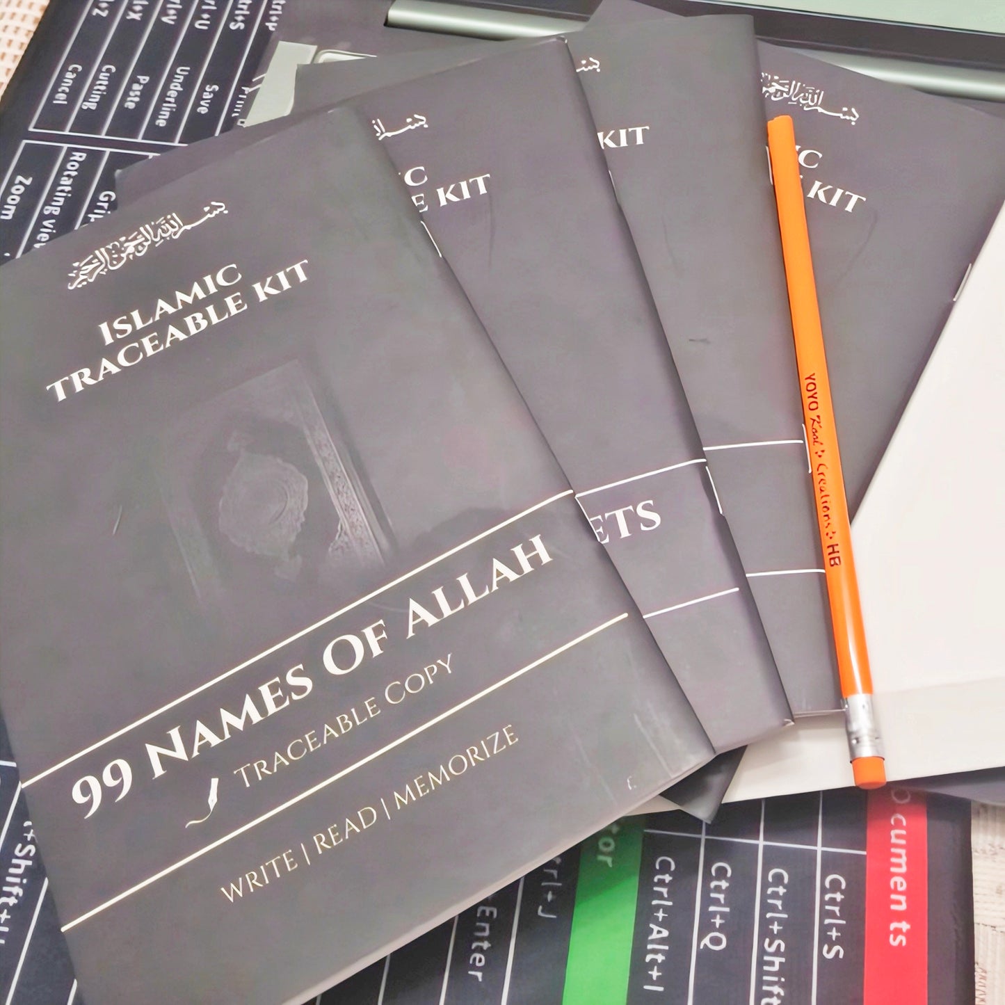 Islamic Traceable Kit (4books + pencile + eraser)